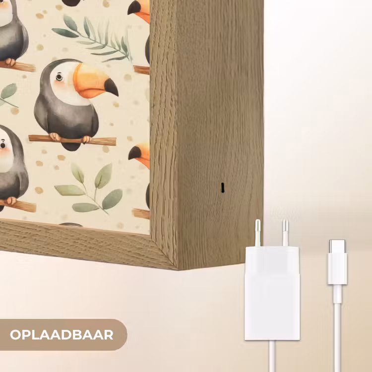Lightbox - Wandlamp - Toekans - Exotisch - Kleurrijk — 7
