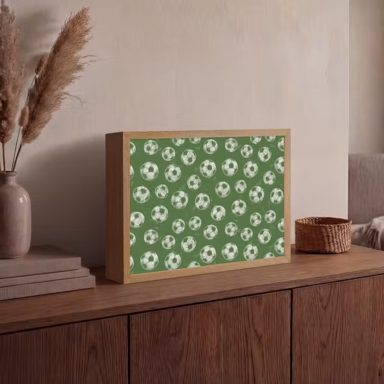 Lightbox - Wandlamp - Voetbal - Sport - Groen — 4