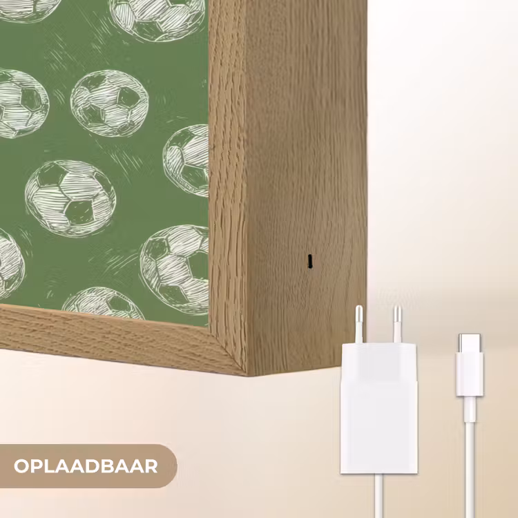Lightbox - Wandlamp - Voetbal - Sport - Groen — 7