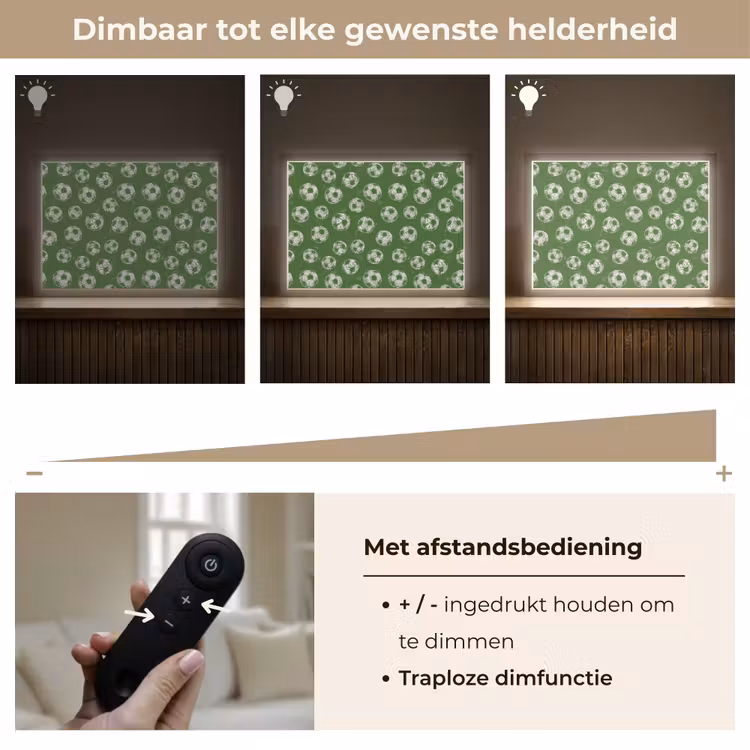 Lightbox - Wandlamp - Voetbal - Sport - Groen — 9