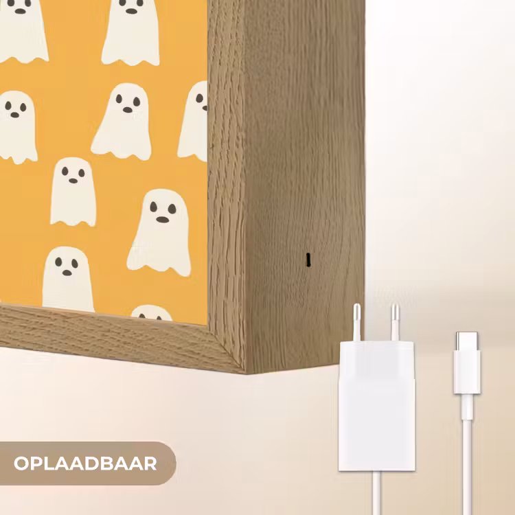 Lightbox - Wandlamp - Halloween - Spookjes - Oker — 7