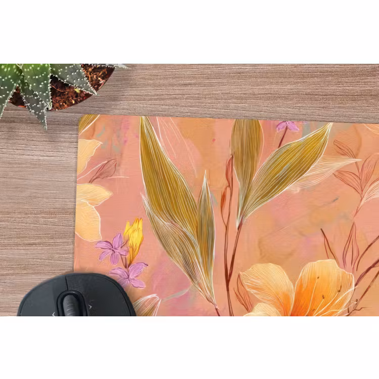 Muismat - Botanisch - Bloemen - Kleurrijk — 4