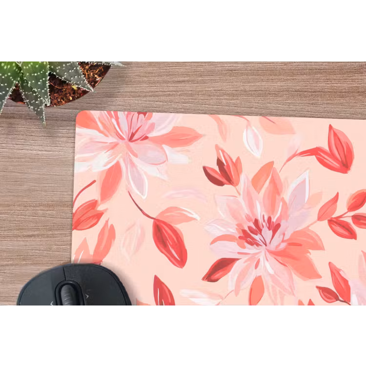 Muismat - Botanisch - Bloemen - Rood — 4