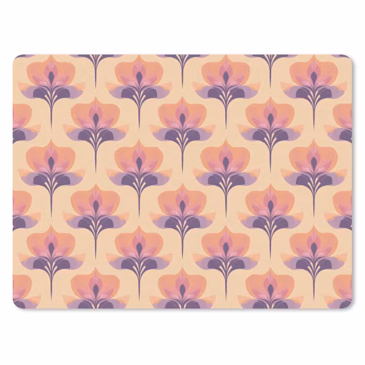 Muismat - Botanisch - Patroon - Pastel — 1