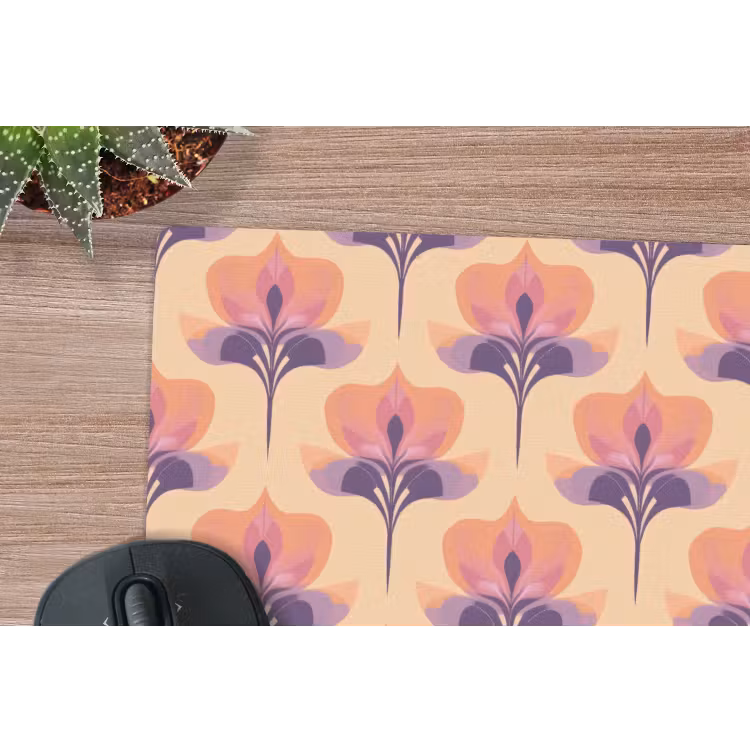 Muismat - Botanisch - Patroon - Pastel — 4