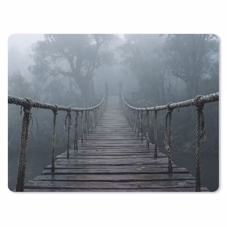 Muismat - Brug - Jungle - Mist - Natuur — 1