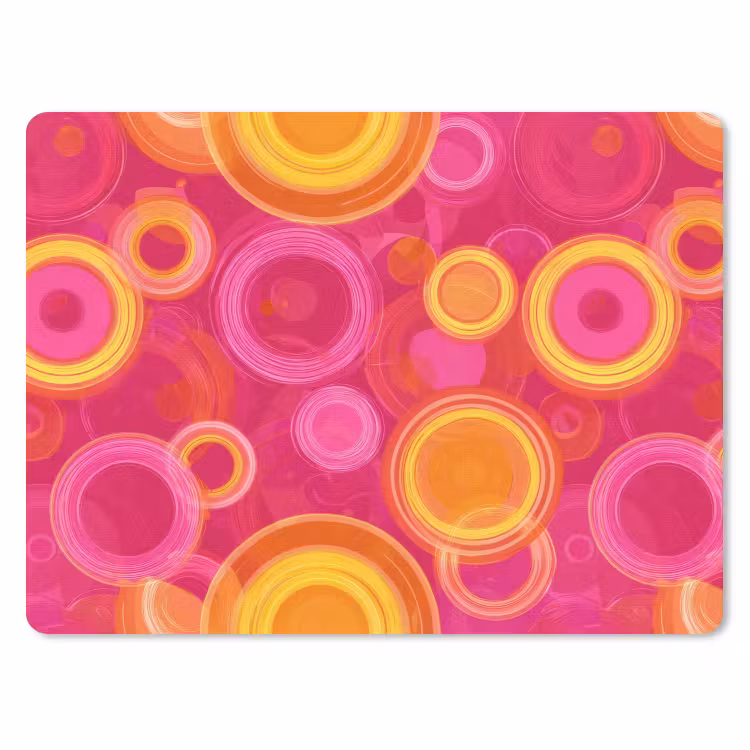 Muismat - Cirkels - Design - Kleurrijk — 1