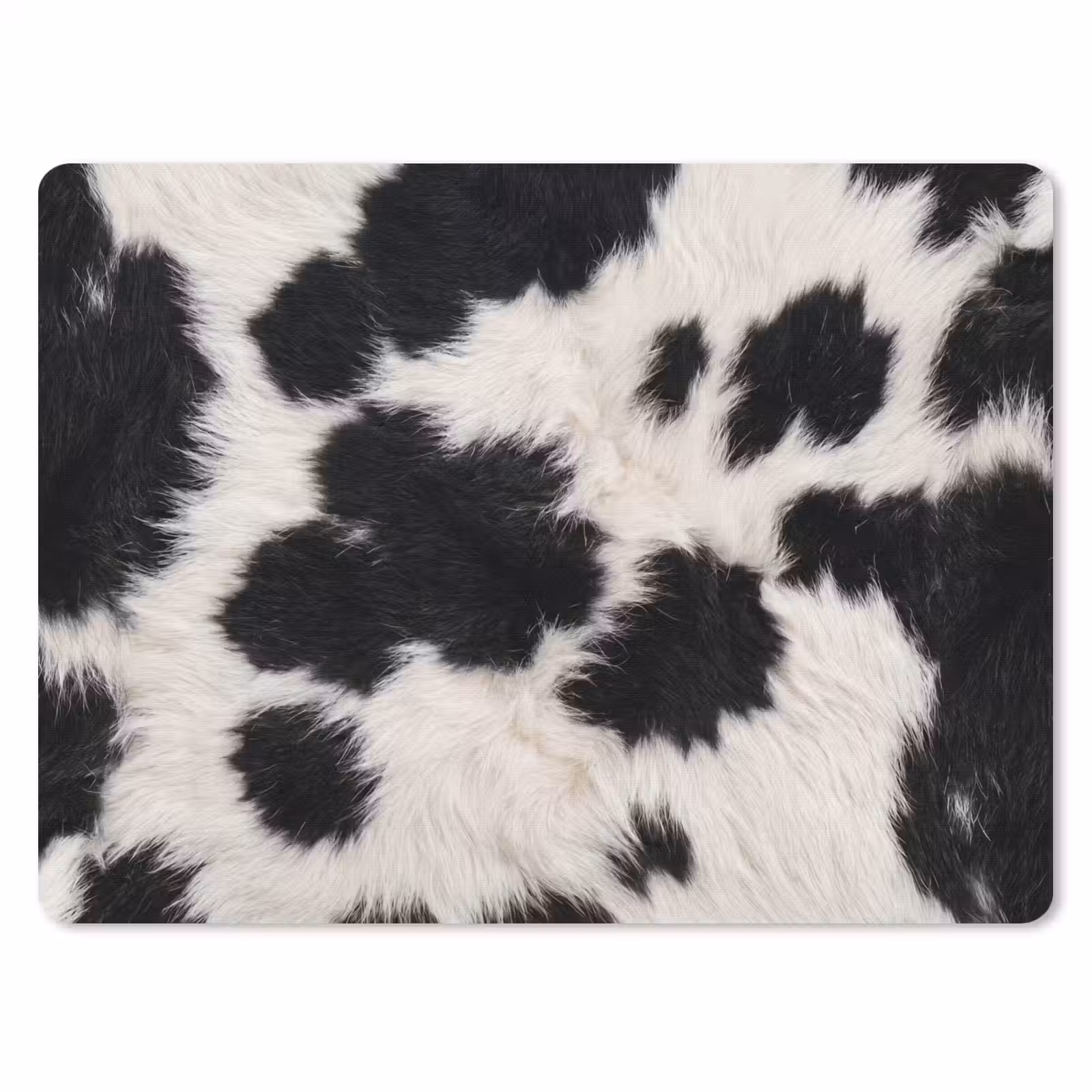 Muismat - Bont - Textuur - Zwart - Wit — 1
