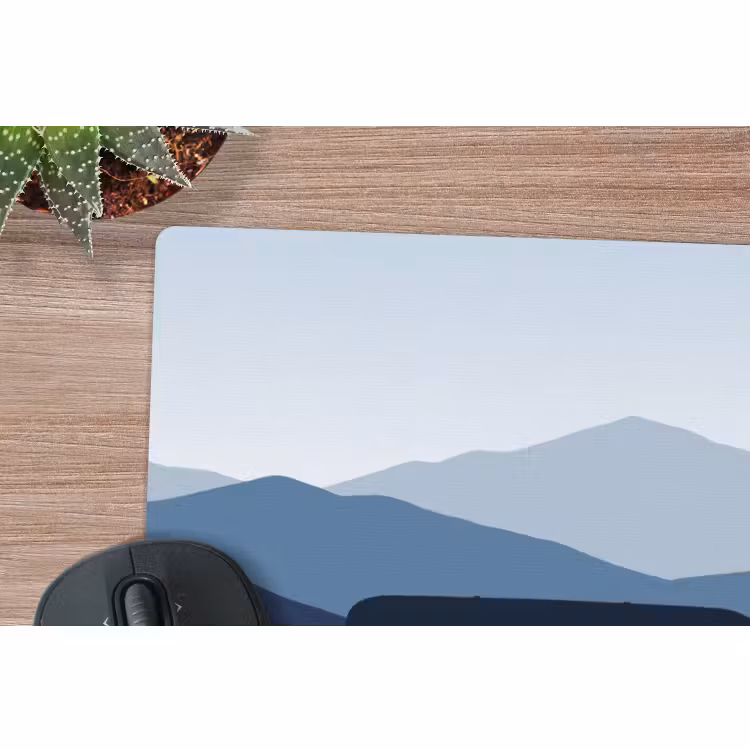 Muismat - Auto - Meer - Bergen - Blauw — 4