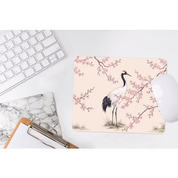 Muismat - Aziatisch - Kraanvogel - Beige — 2
