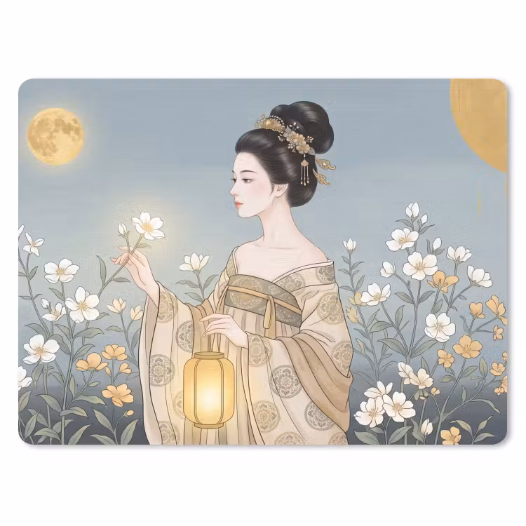 Muismat - Aziatisch - Vrouw - Kimono — 1
