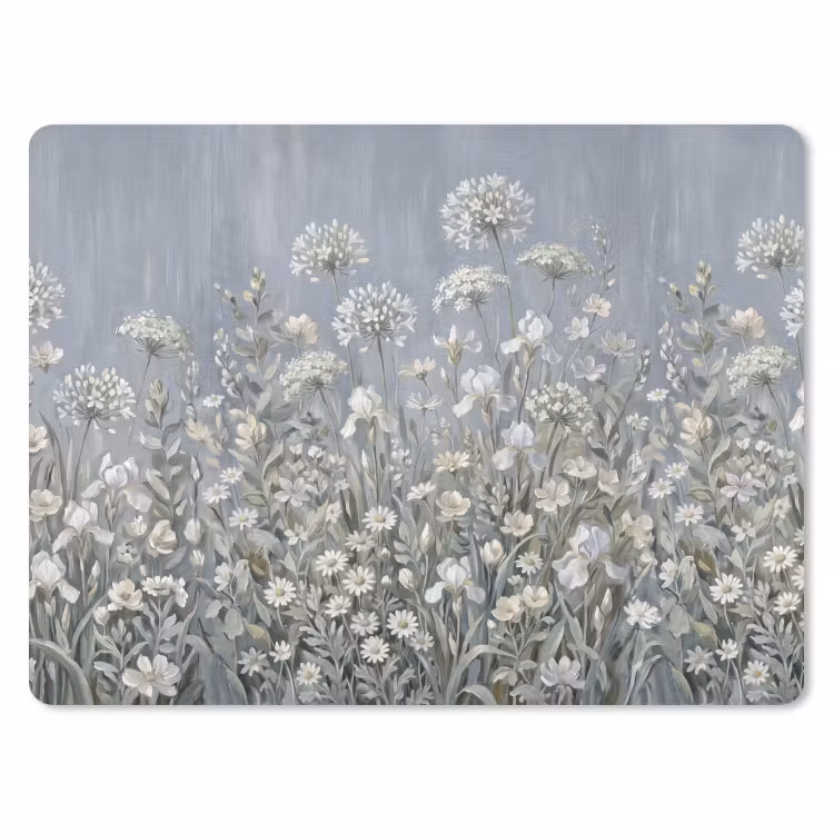 Muismat - Bloemen - Botanisch - Blauw — 1
