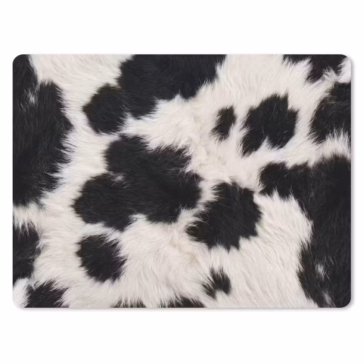 Muismat - Bont - Textuur - Zwart - Wit — 1