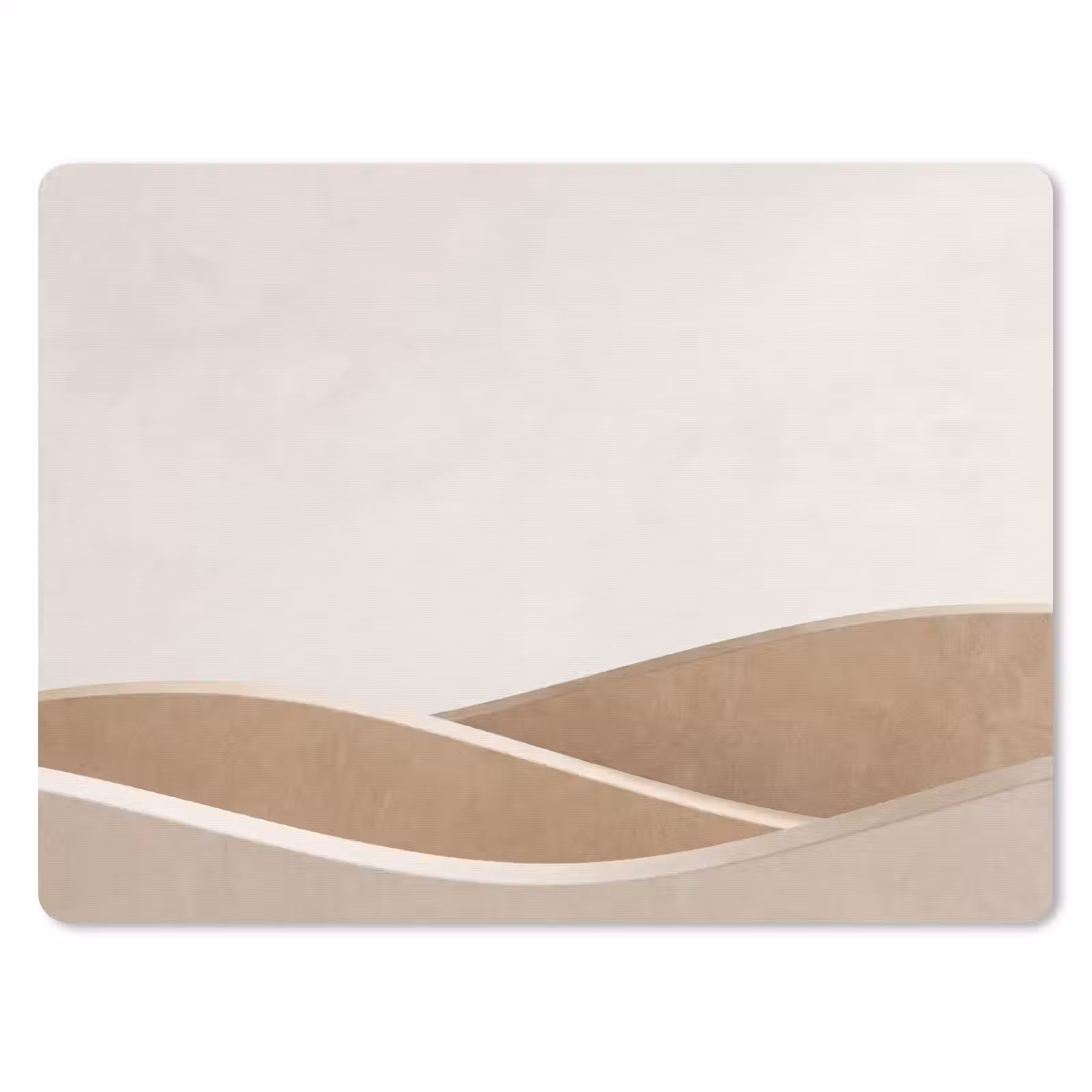 Muismat - Abstract - Golven - Modern - Beige — 1