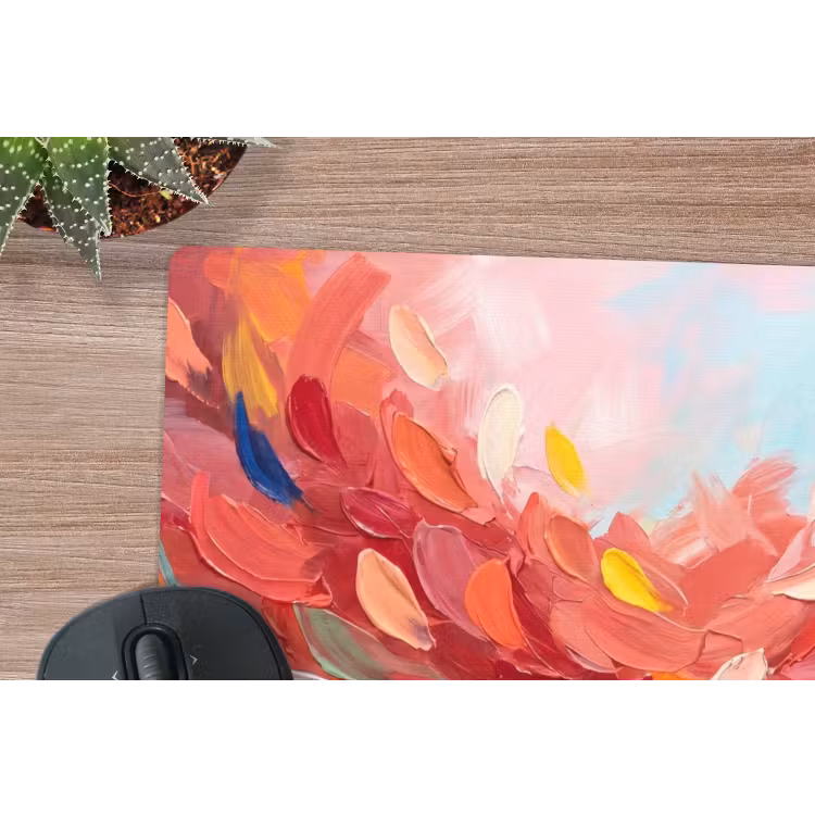 Muismat - Bloemen - Abstract - Kunst - Modern — 4