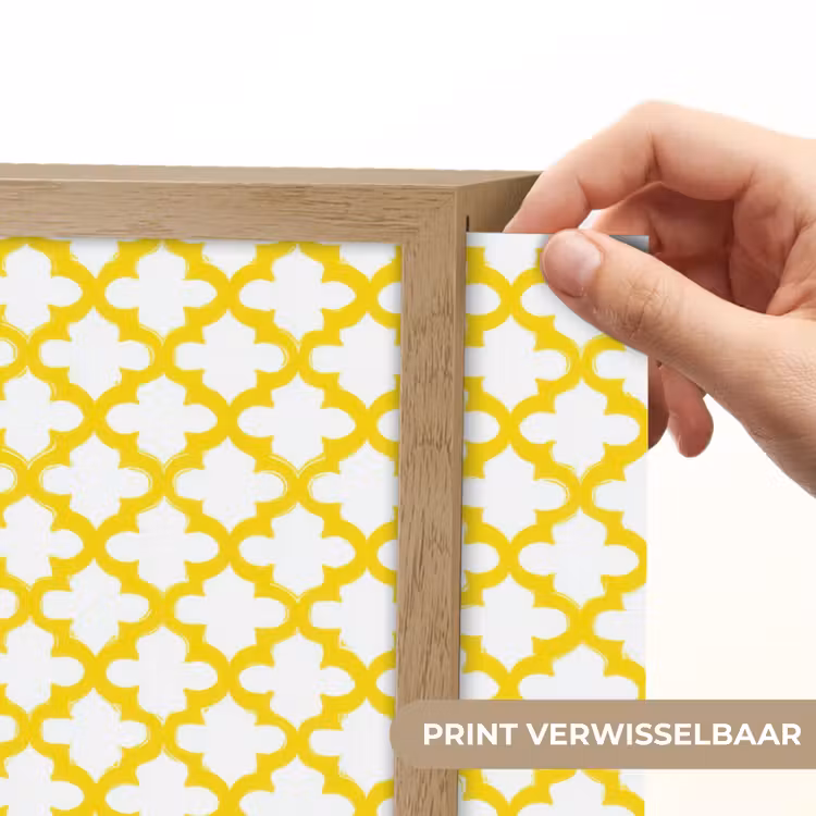Lightbox - Wandlamp - Patroon - Geometrisch - Klassiek - Geel — 5