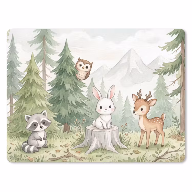 Muismat - Bos - Dieren - Groen — 1