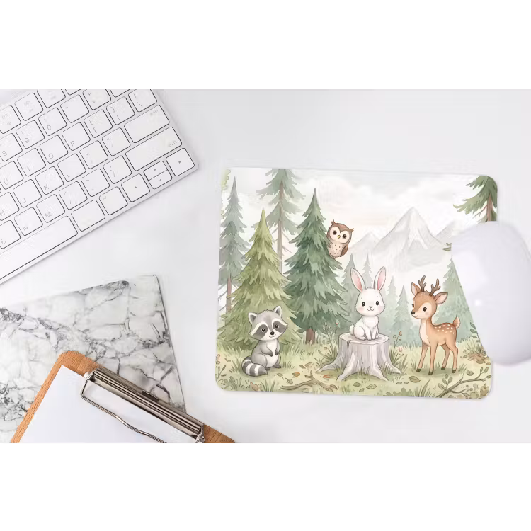 Muismat - Bos - Dieren - Groen — 2