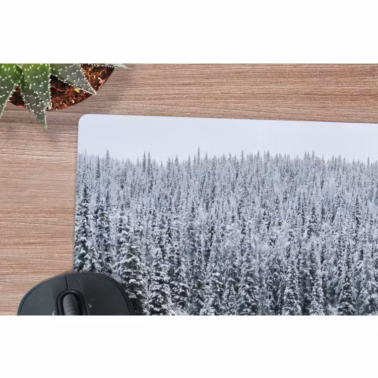 Muismat - Bos - Reflectie - Meer - Winter - Serene — 4