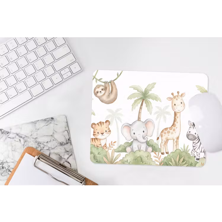Muismat - Dieren - Jungle - Pastel — 2