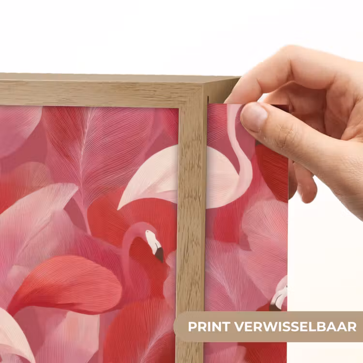 Lightbox - Wandlamp - Flamingo - Botanisch - Elegant - Roze - Rood — 5