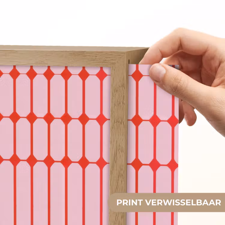 Lightbox - Wandlamp - Geometrisch - Minimalistisch - Rood - Roze — 5