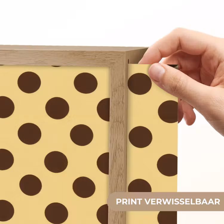 Lightbox - Wandlamp - Polka Dot - Stippen - Retro - Geel - Bruin — 5
