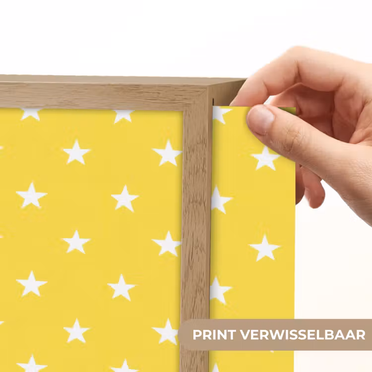 Lightbox - Wandlamp - Sterren - Patroon - Minimalistisch - Geel — 5