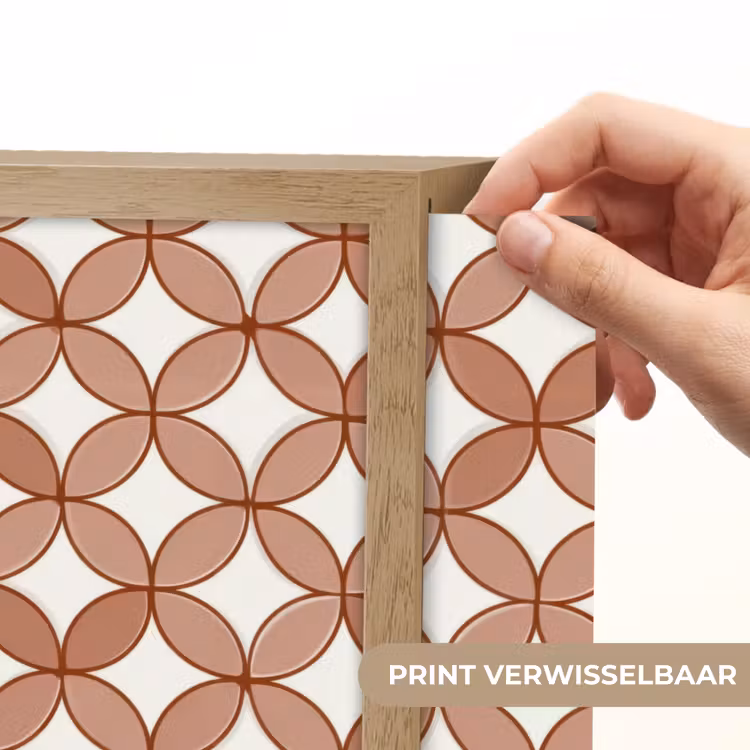 Lightbox - Wandlamp - Geometrisch - Cirkels - Modern - Terracotta — 5