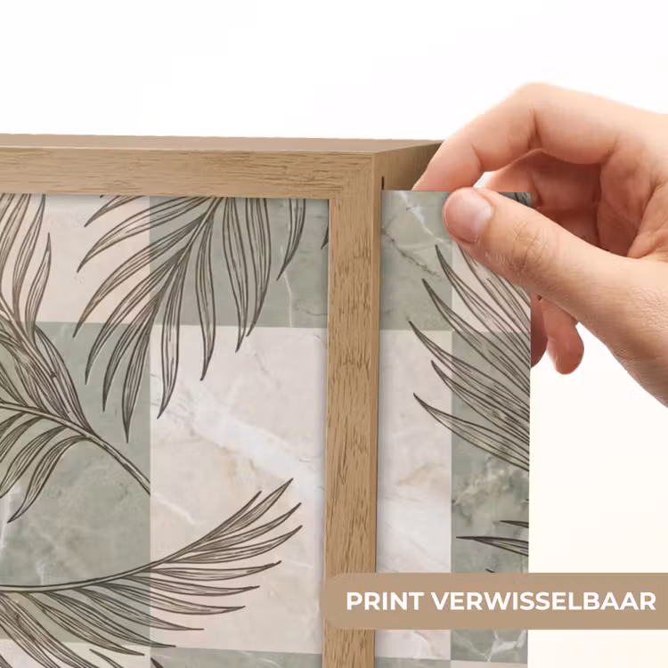Lightbox - Wandlamp - Planten - Bladeren - Marmer - Modern - Groen — 5