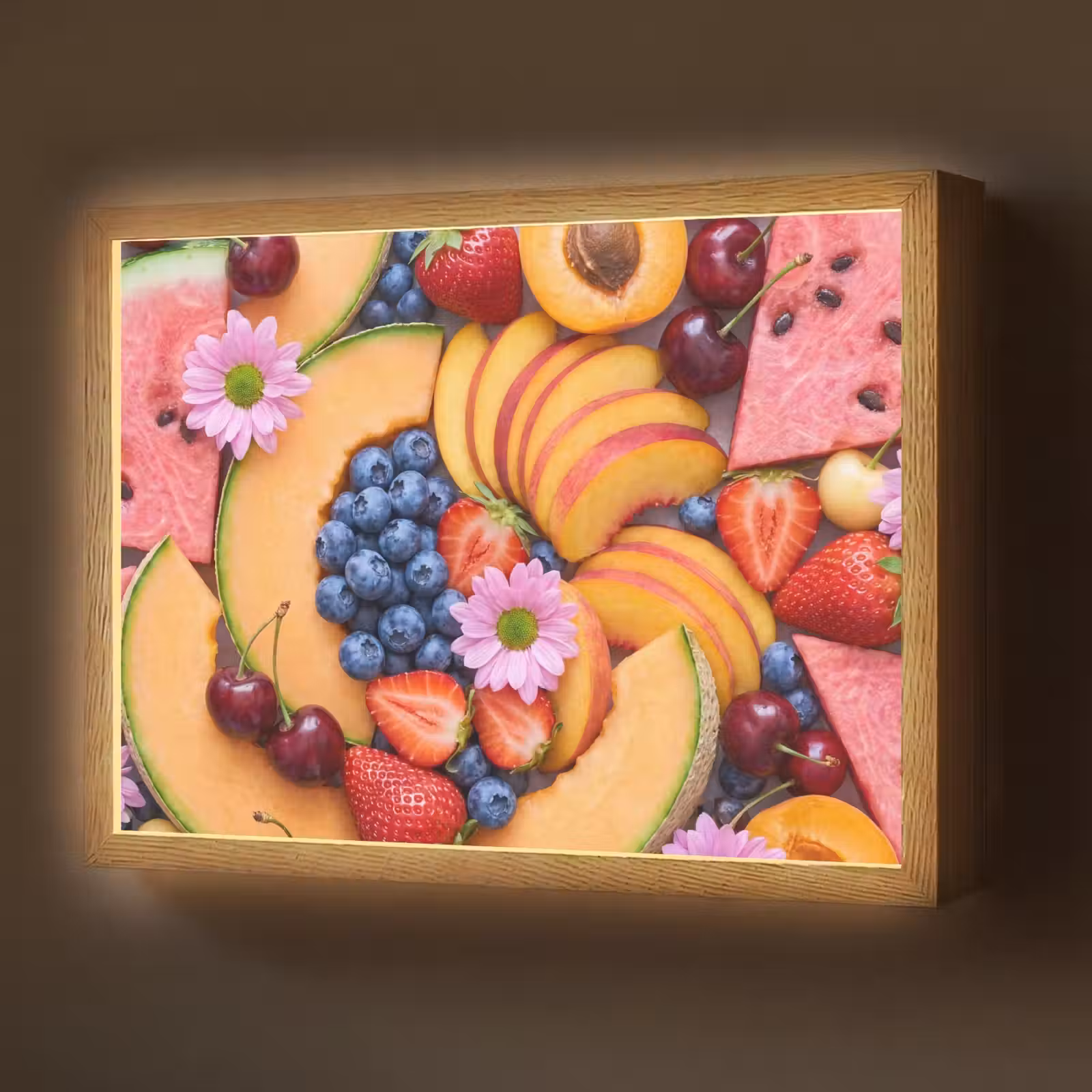 Lightbox - Wandlamp - Eten - Fruit - Zomer - Kleurrijk — 1
