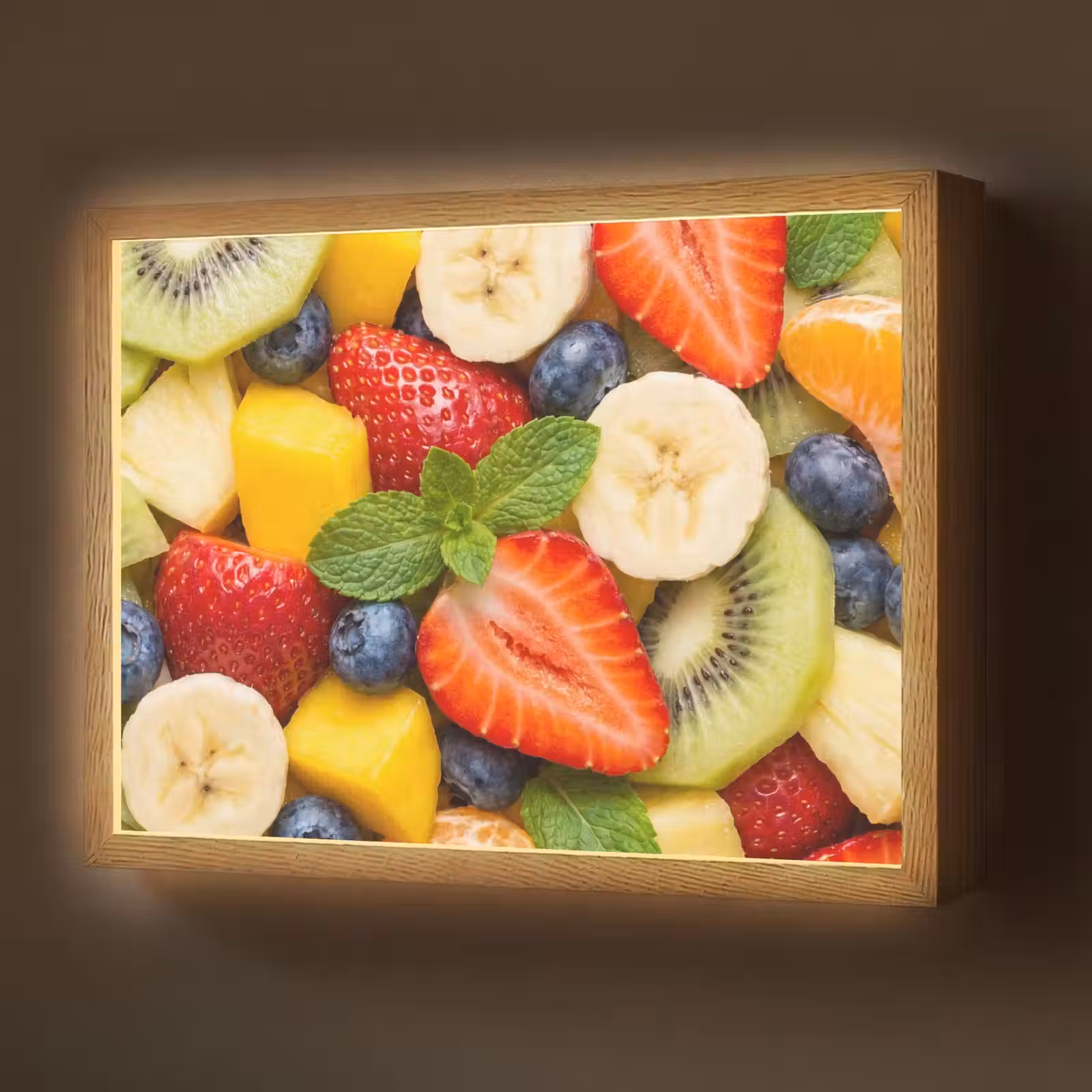Lightbox - Wandlamp - Fruit - Plakjes - Eten - Kleurrijk — 1