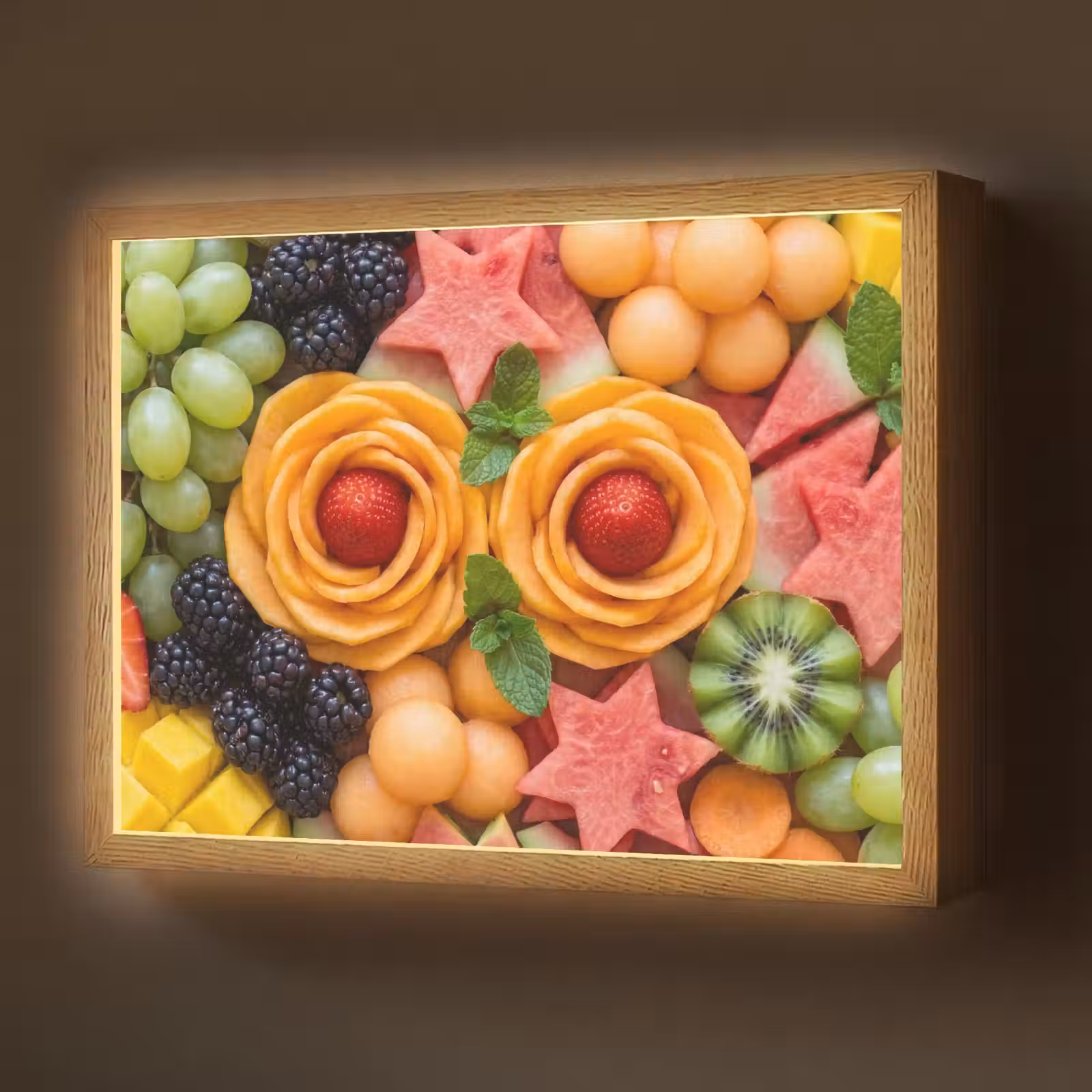 Lightbox - Wandlamp - Fruit - Variatie - Kleurrijk - Vers - Eten — 1