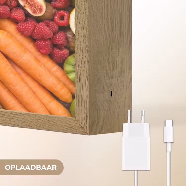Lightbox - Wandlamp - Eten - Fruit - Groenten - Vers - Kleurrijk — 7