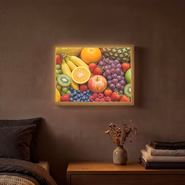 Lightbox - Wandlamp - Eten - Fruit - Vers - Kleurrijk - Voeding — 3