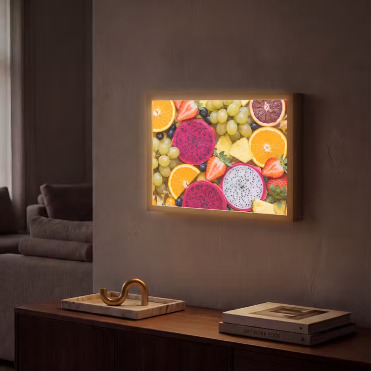 Lightbox - Wandlamp - Fruit - Assortiment - Kleurrijk - Gezondheid — 2