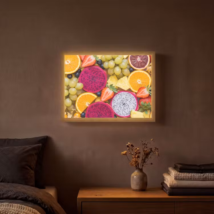Lightbox - Wandlamp - Fruit - Assortiment - Kleurrijk - Gezondheid — 3
