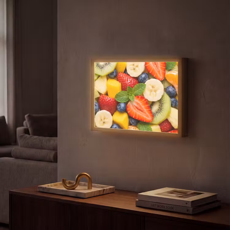 Lightbox - Wandlamp - Fruit - Plakjes - Eten - Kleurrijk — 2