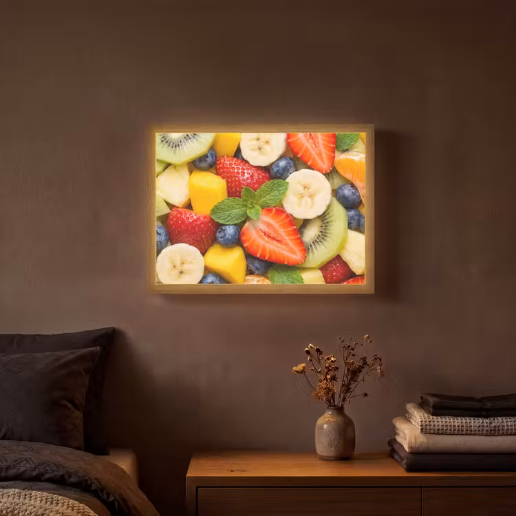 Lightbox - Wandlamp - Fruit - Plakjes - Eten - Kleurrijk — 3