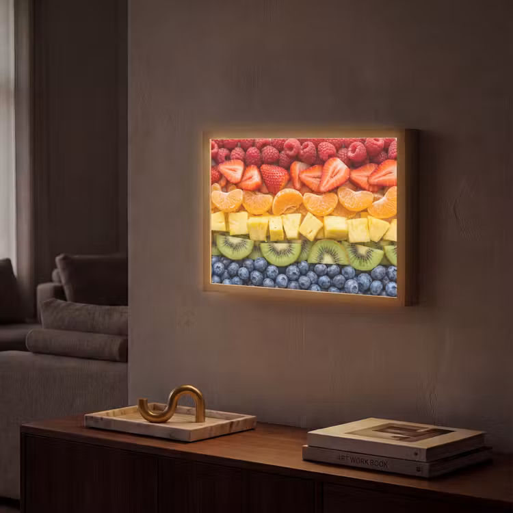 Lightbox - Wandlamp - Fruit - Regenboog - Gezond - Kleurrijk — 2