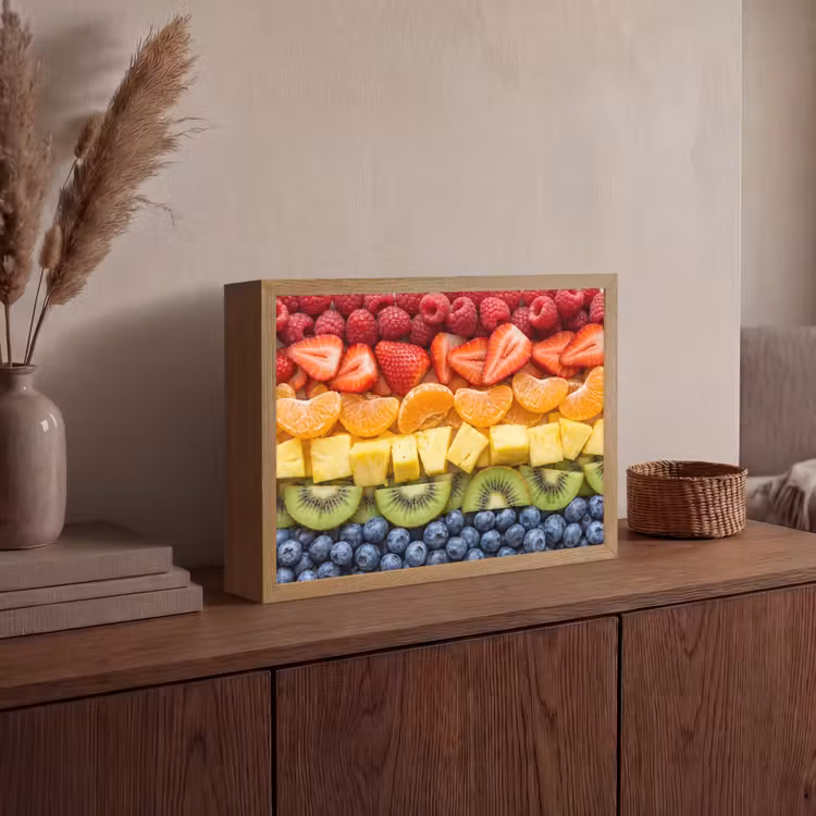Lightbox - Wandlamp - Fruit - Regenboog - Gezond - Kleurrijk — 4