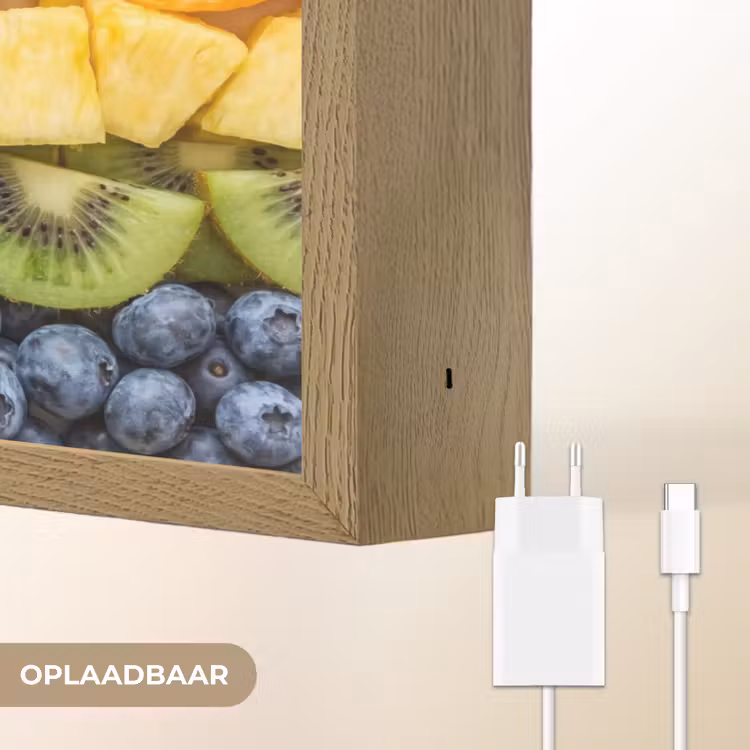 Lightbox - Wandlamp - Fruit - Regenboog - Gezond - Kleurrijk — 7