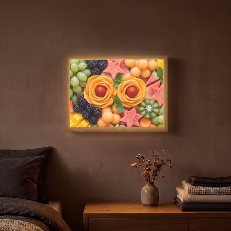 Lightbox - Wandlamp - Fruit - Variatie - Kleurrijk - Vers - Eten — 3
