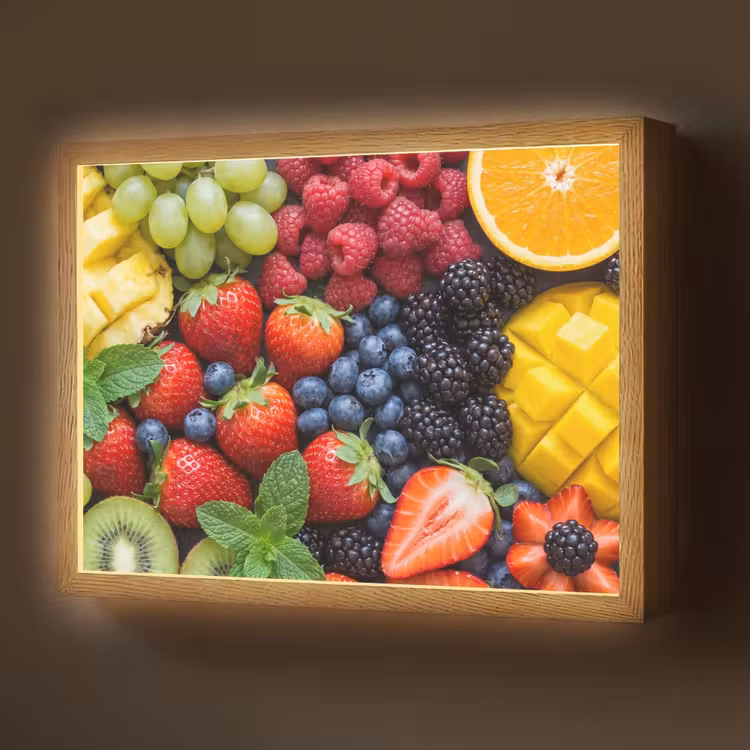 Lightbox - Wandlamp - Fruit - Vers - Kleurrijk - Eten — 1