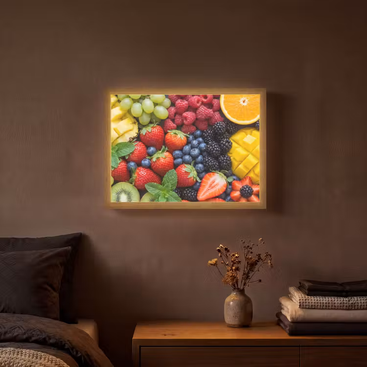 Lightbox - Wandlamp - Fruit - Vers - Kleurrijk - Eten — 3
