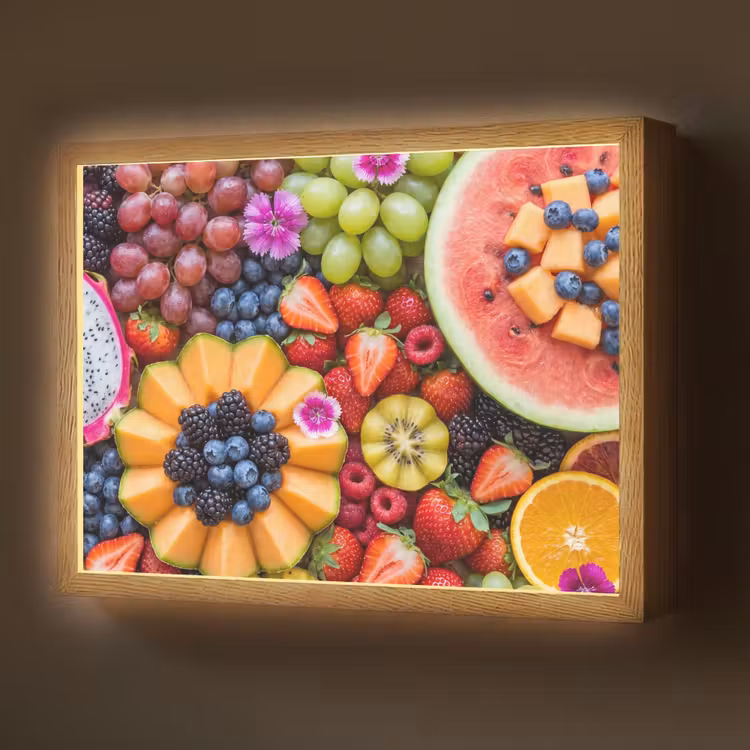 Lightbox - Wandlamp - Fruit - Vers - Variatie - Eten - Kleurrijk — 1