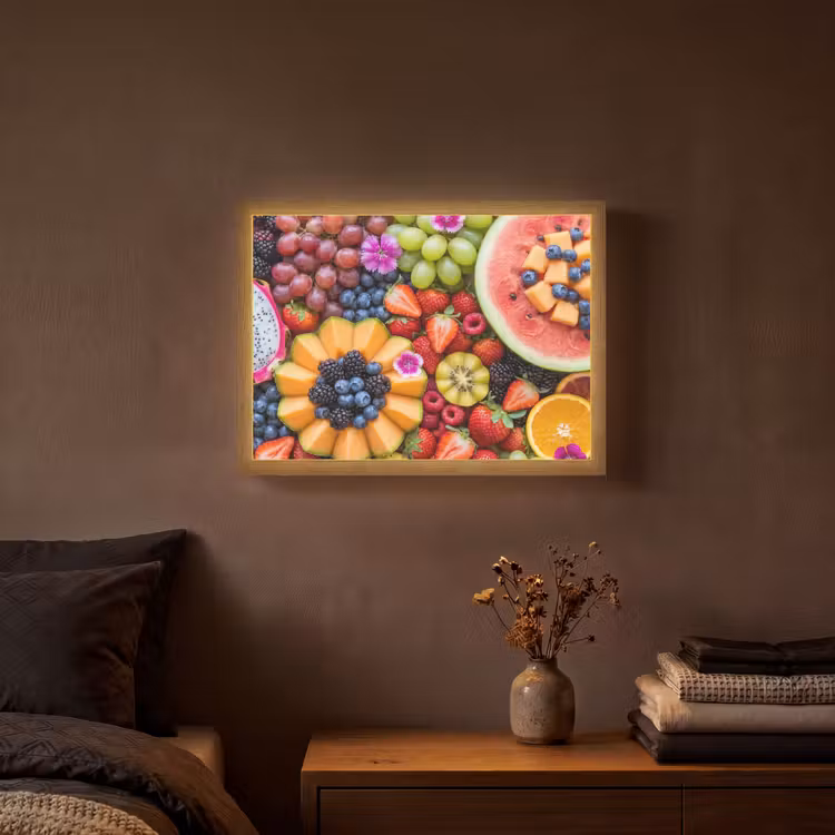 Lightbox - Wandlamp - Fruit - Vers - Variatie - Eten - Kleurrijk — 3