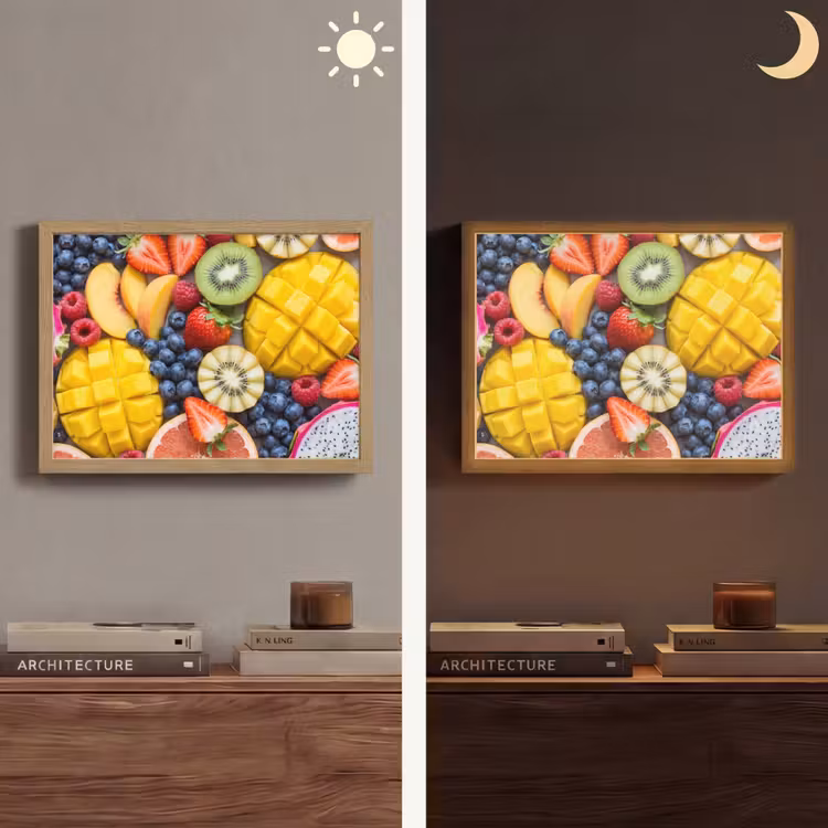 Lightbox - Wandlamp - Fruit - Versneden - Kleurrijk - Eten - Gezond — 6