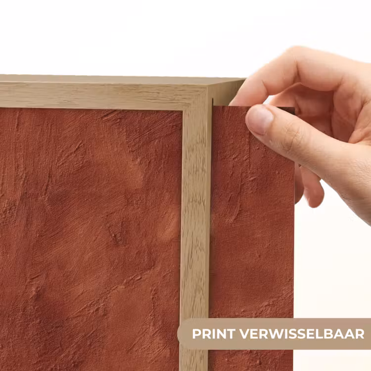 Lightbox - Wandlamp - Stucwerk - Textuur - Terracotta — 5