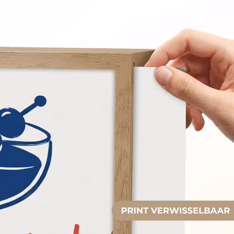 Lightbox - Wandlamp - Cocktail - Glas - Illustratie - Blauw - Wit — 5